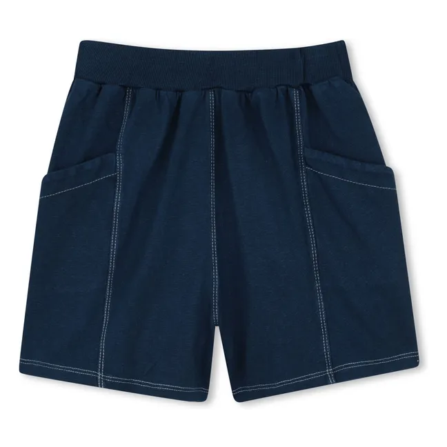 Short Taille Elastiquée Kenzo Garden  | Bleu foncé