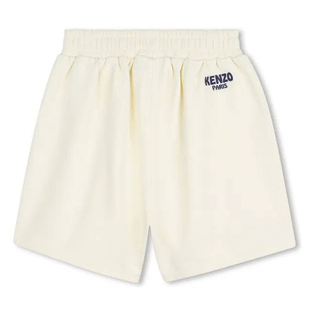 Kenzo Garden fleece shorts  | Pale yellow