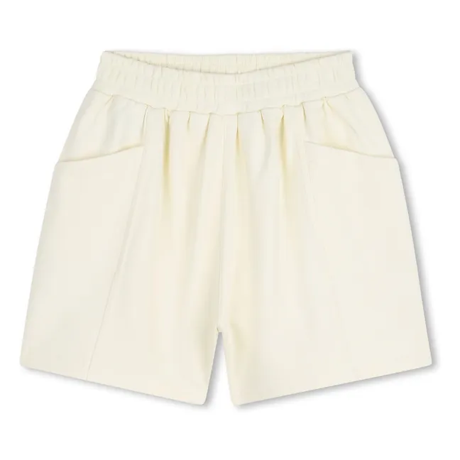 Kenzo Garden fleece shorts  | Pale yellow