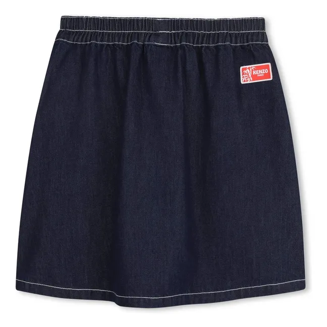 Denim skirt Kenzo Garden | Dark Blue