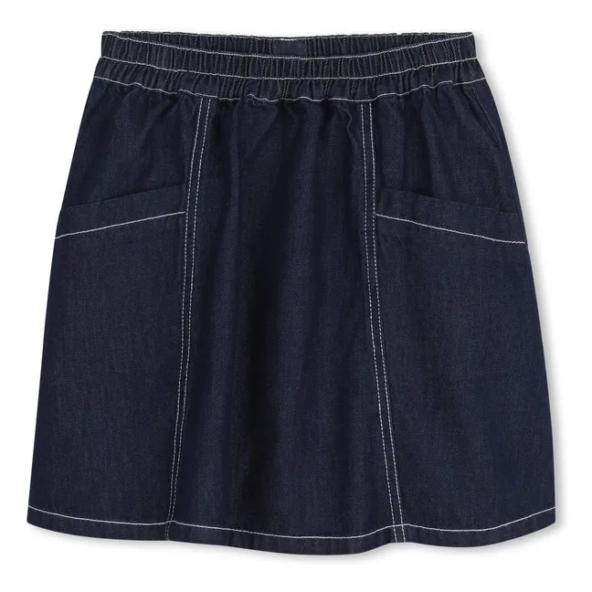 Soor Ploom - Erma Checked Merino Wool Skirt - Ecru | Smallable