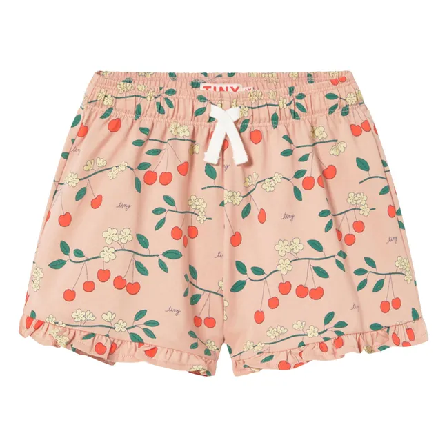 Cerises Organic Cotton Shorts | Pink