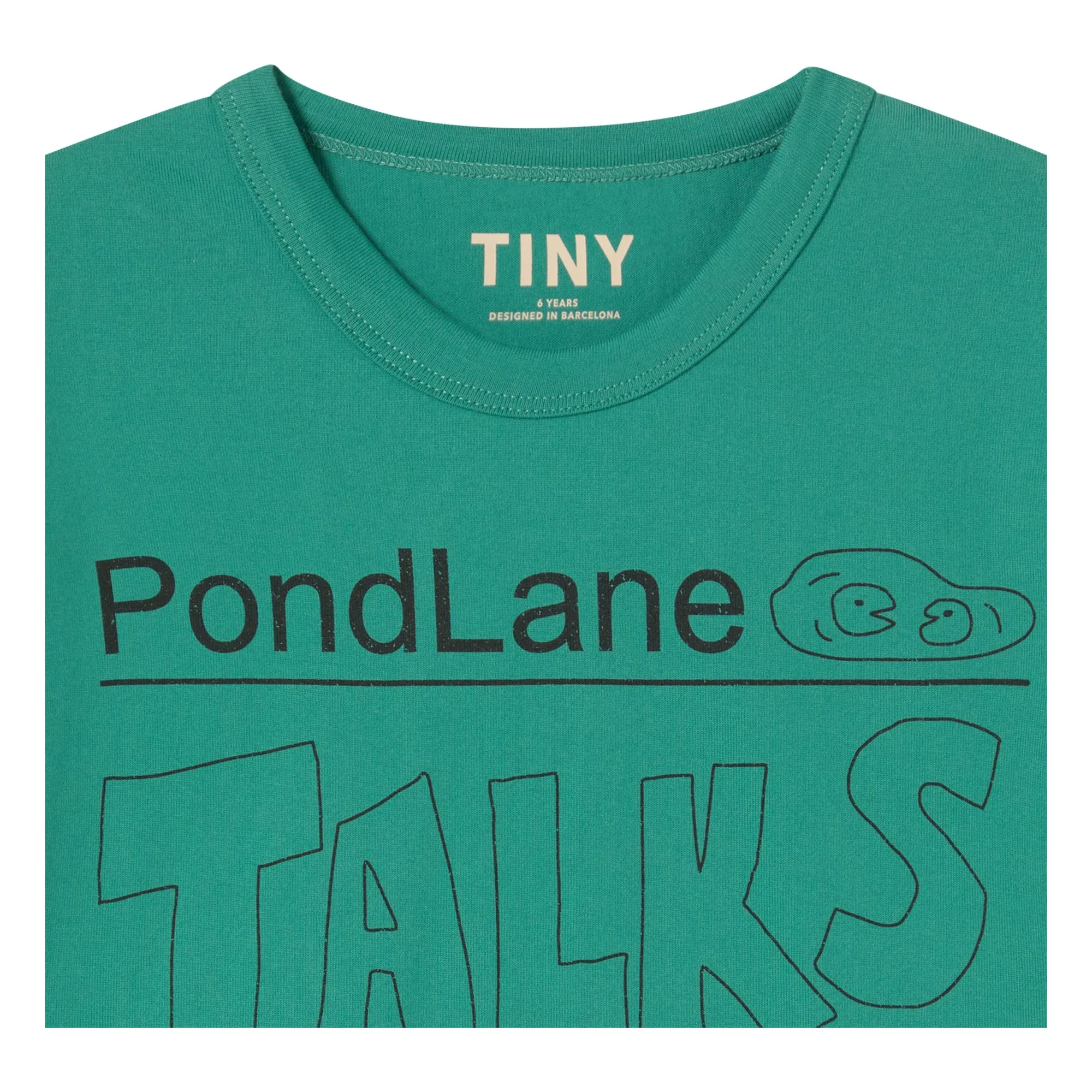 T-shirt Talks Coton Bio | Vert- Image produit n°4