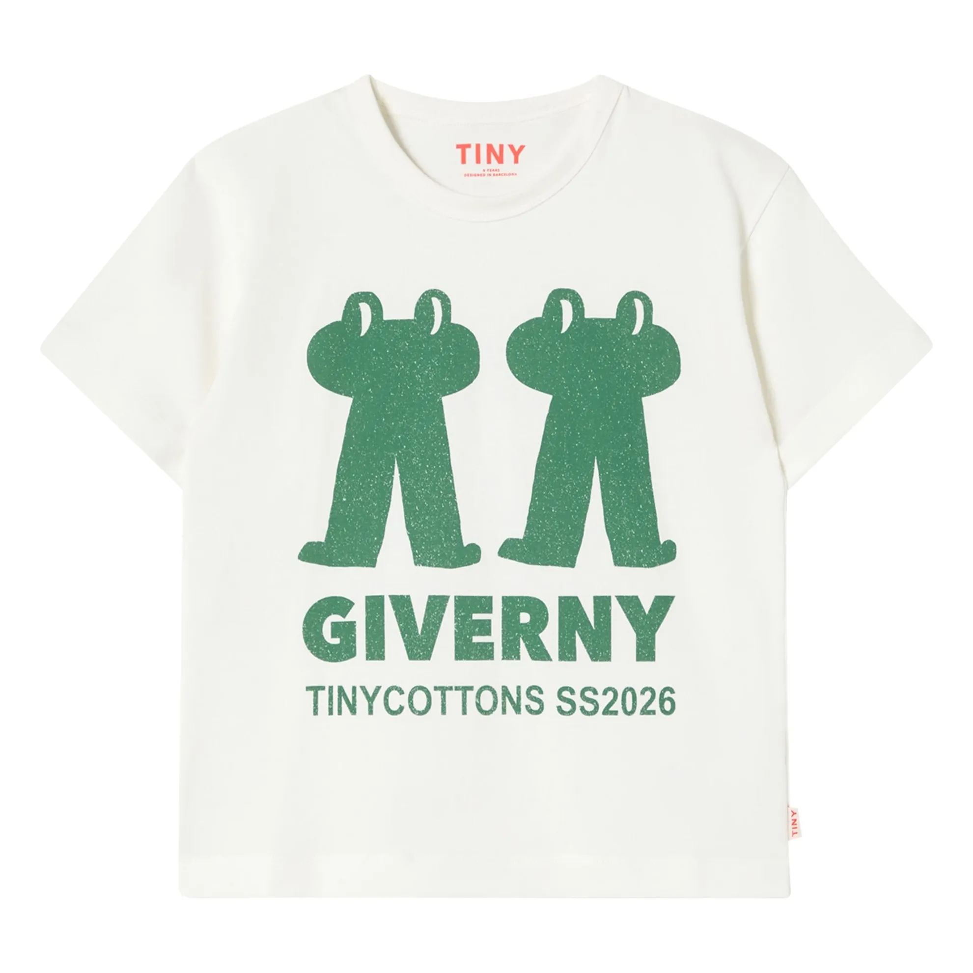 Tinycottons White Giverny Organic Cotton T-Shirt