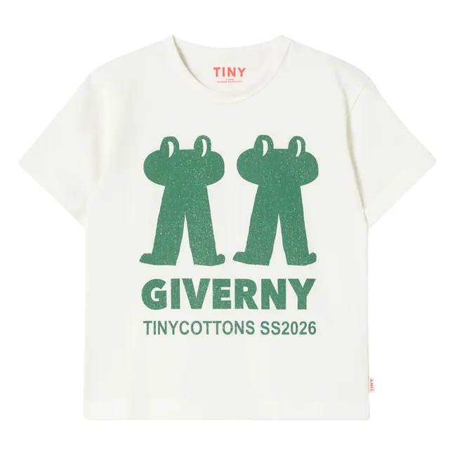 T-shirt Giverny Coton Bio | Blanc