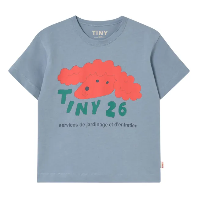 T-shirt Tiny 26 Coton Bio | Bleu gris