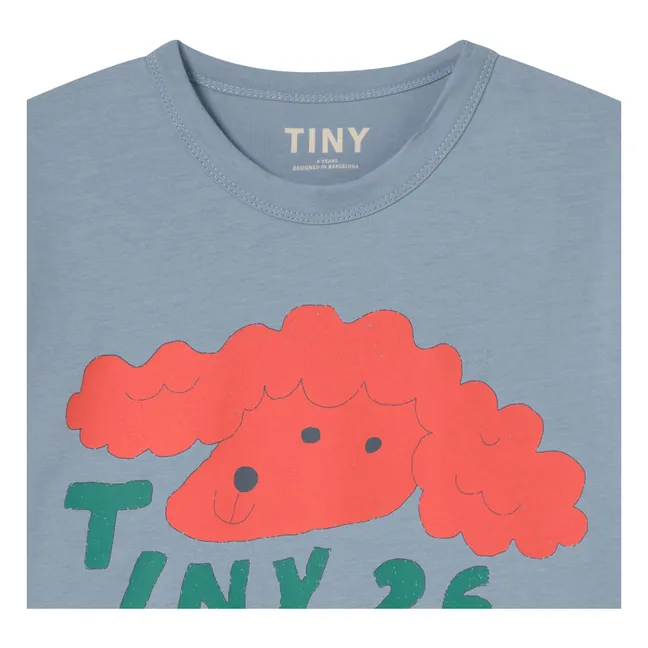 Camiseta Tiny 26 de algodón ecológico | Azul Gris