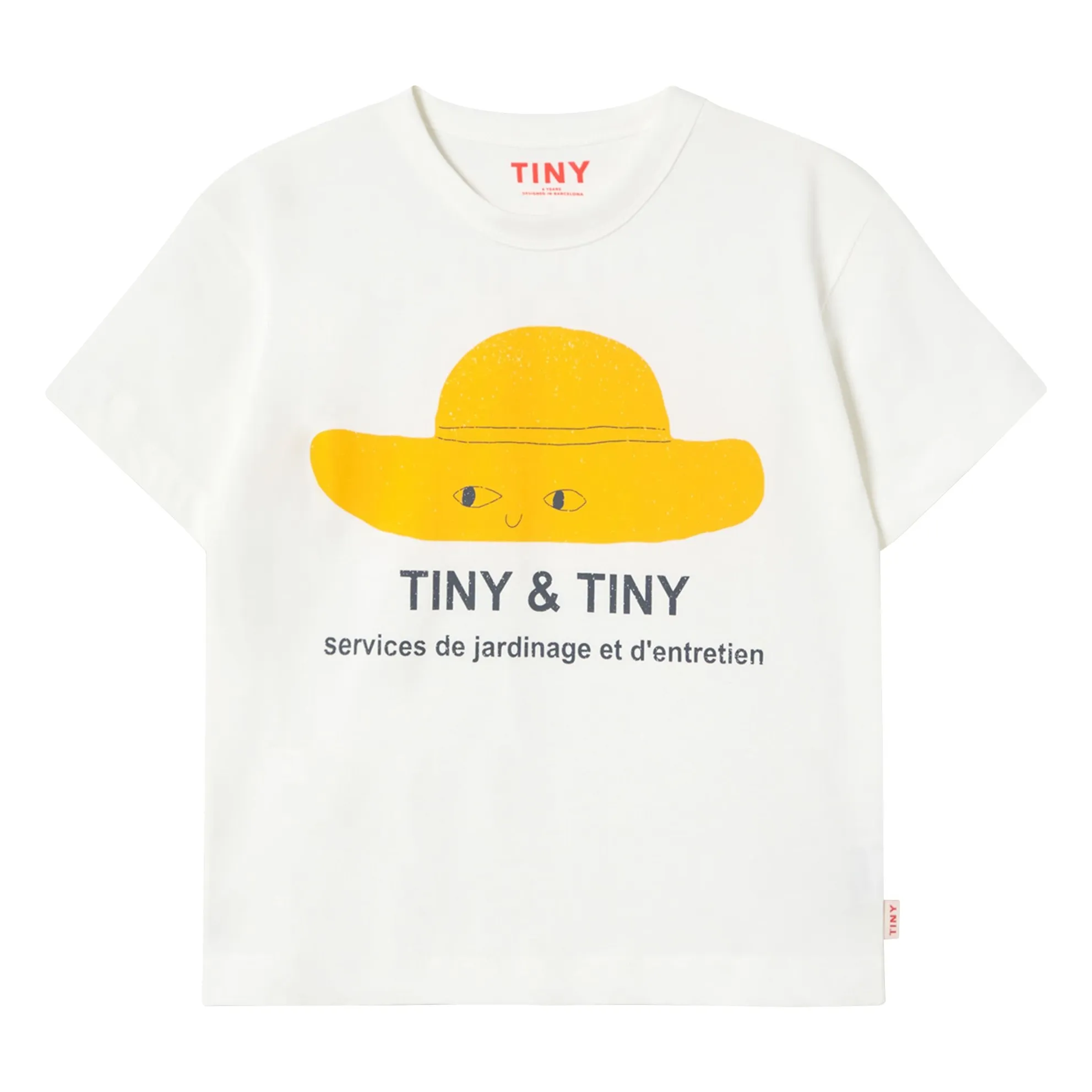 Tinycottons White Tiny & Tiny Organic Cotton T-Shirt