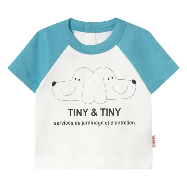 Tiny &amp; Tiny Dogs Organic Cotton T-shirt | White
