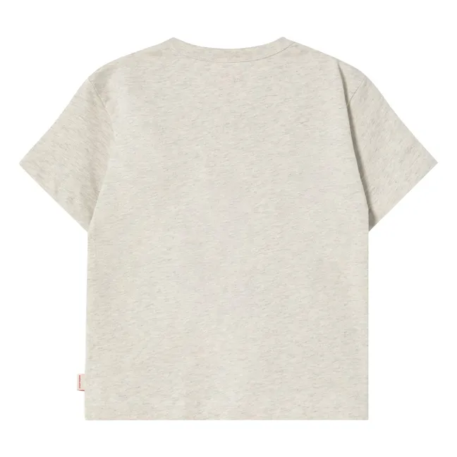Camiseta de algodón ecológico Tiny &amp; Tiny Dogs | Beige chiné