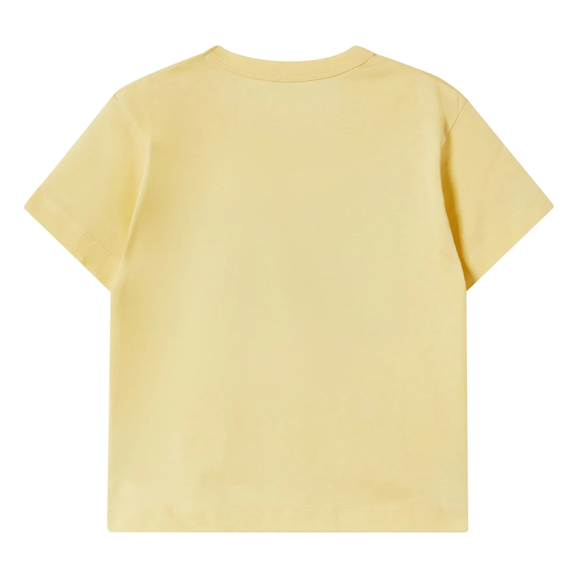 T-shirt Tiny Chien Coton Bio | Jaune pâle- Image produit n°4