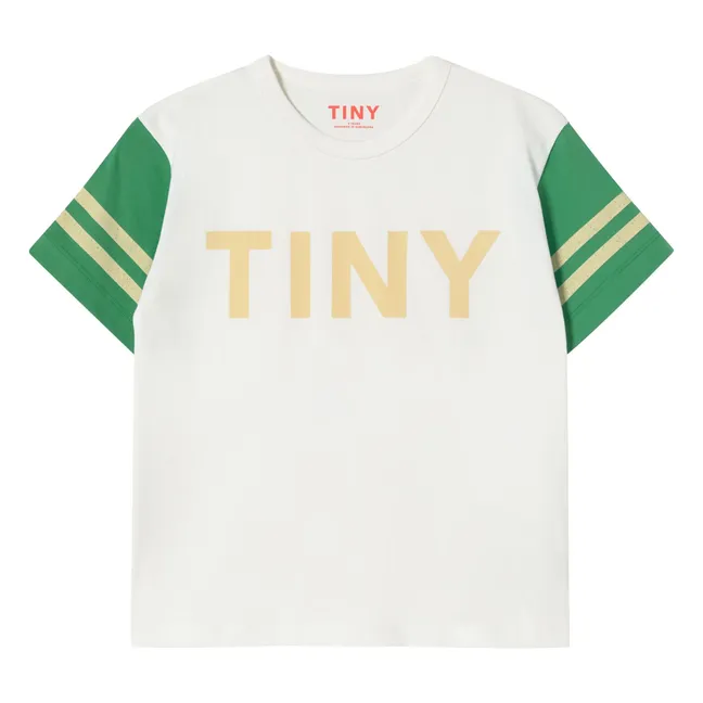 Tiny Colorblock T-Shirt Bio-Baumwolle | Weiß