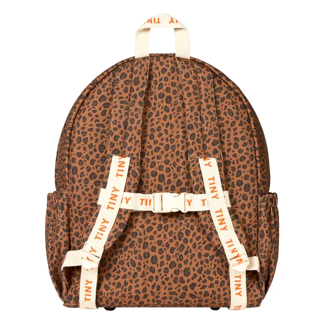 Mochila de leopardo | Marrón