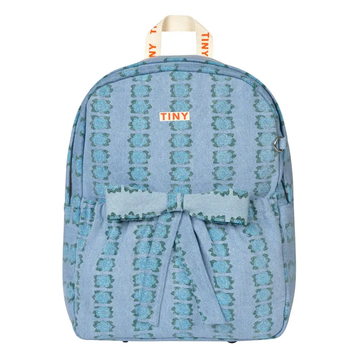 Mochila vaquera floreada | Azul- Imagen del producto n°0