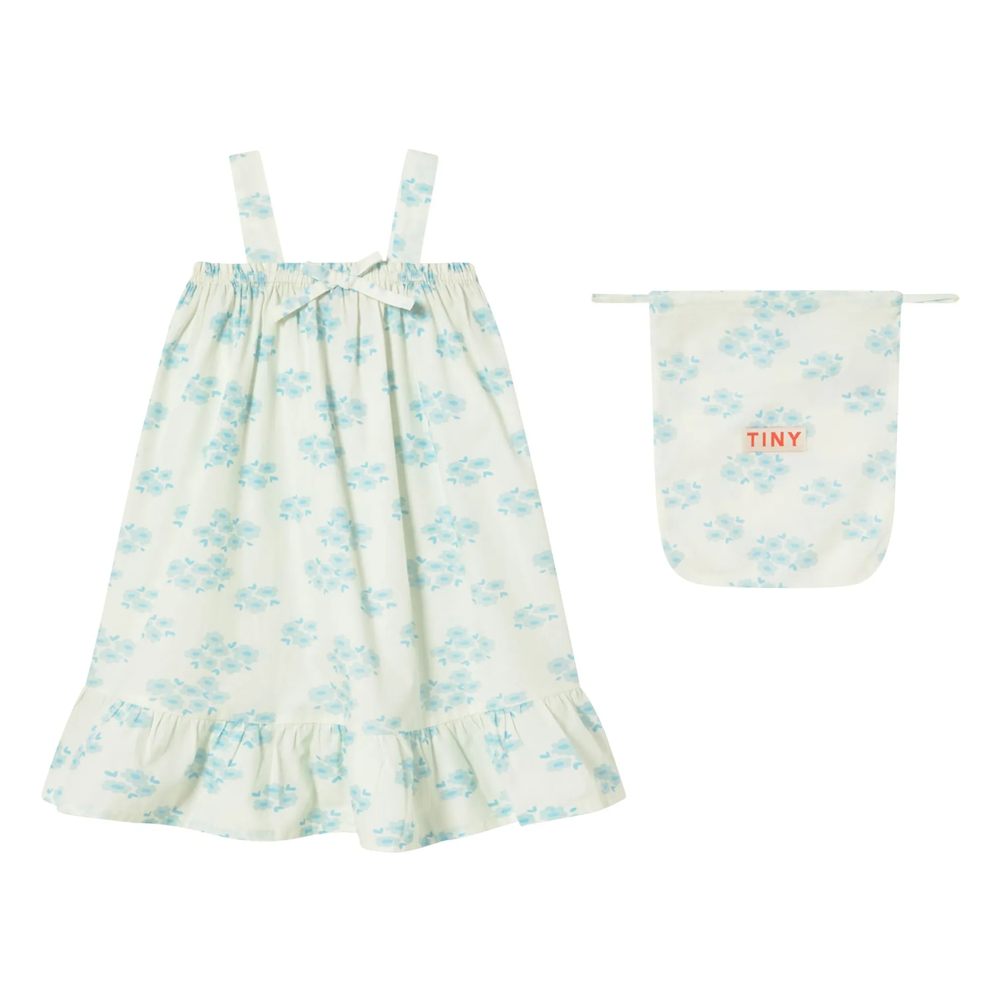 Tinycottons White Floral Dress