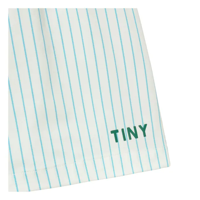 Pantaloncini da bagno a righe | Azzurro fiordaliso