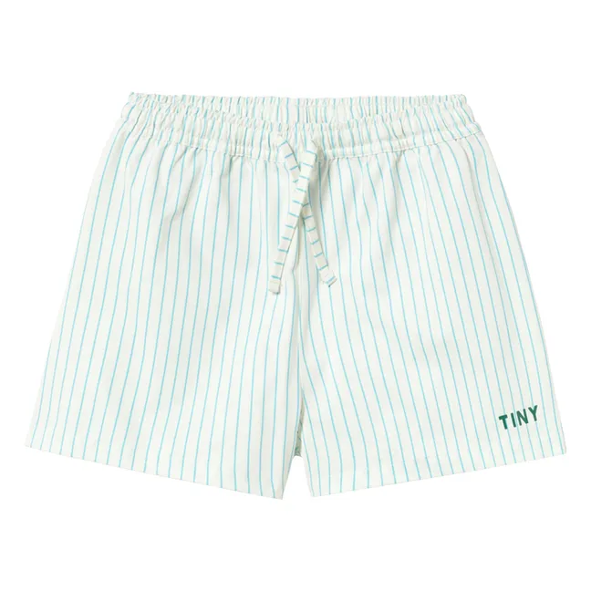 Pantaloncini da bagno a righe | Azzurro fiordaliso