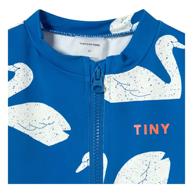 T-shirt de Bain Anti-UV Cygnes | Bleu