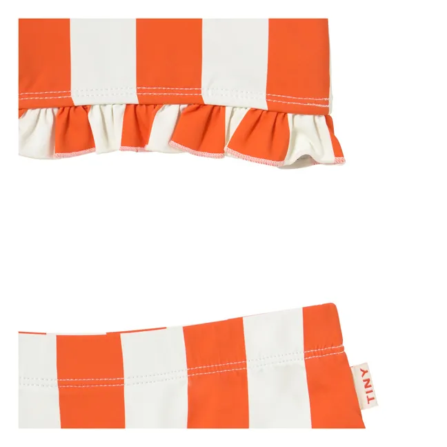 Striped Swimsuit | Red