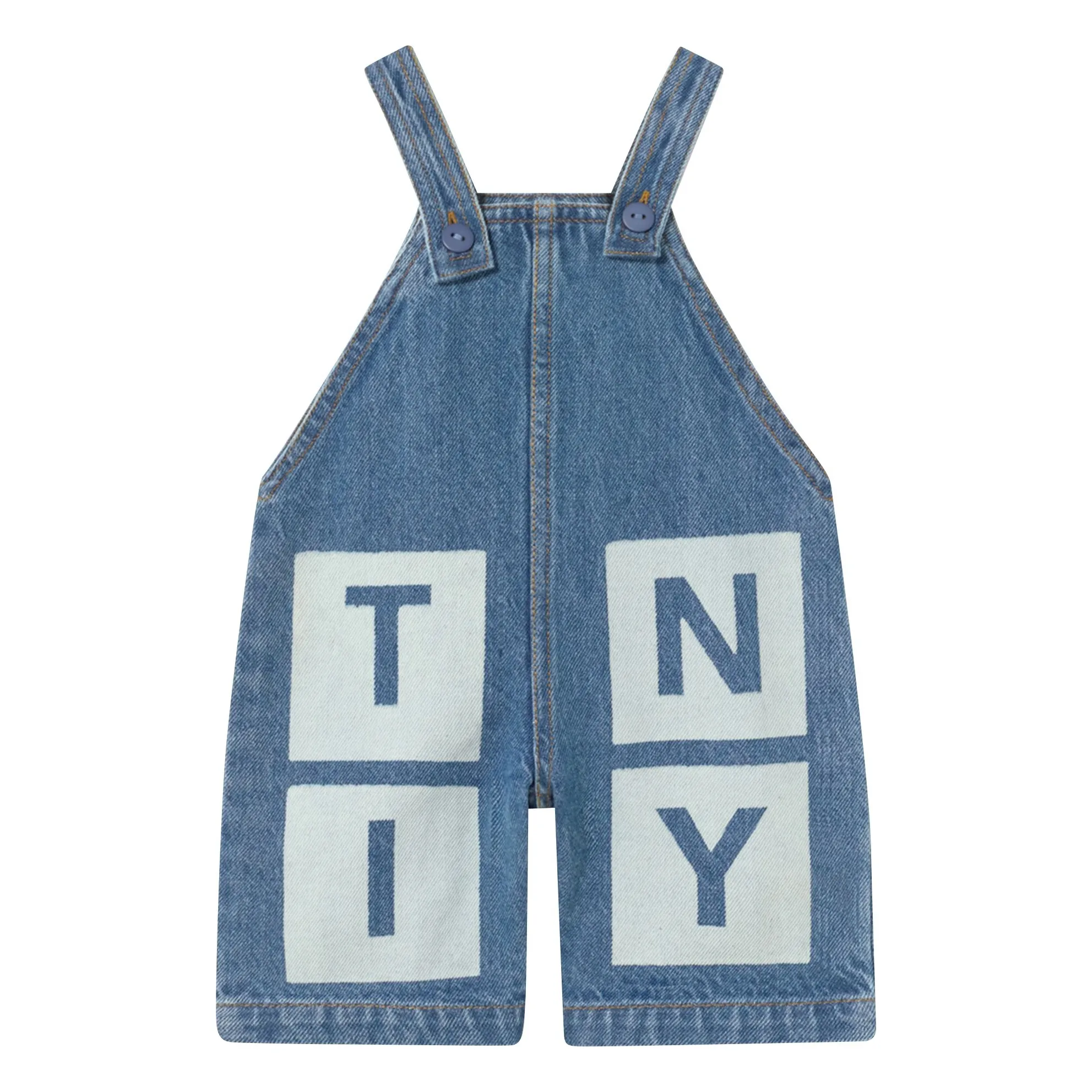 Tinycottons Blue Denim Tiny Overalls