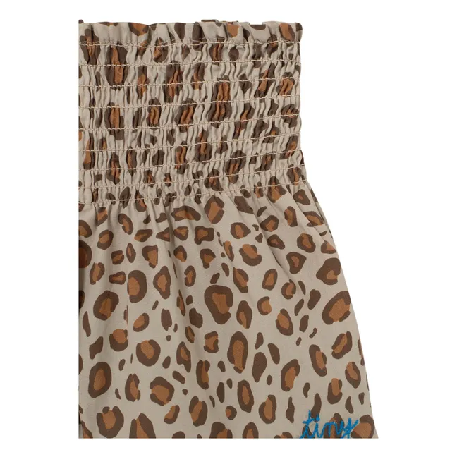 Short Léopard | Marron