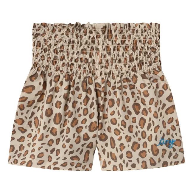 Short Léopard | Marron