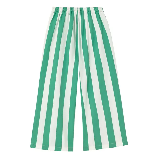 Pantalon Rayé Tiny | Vert