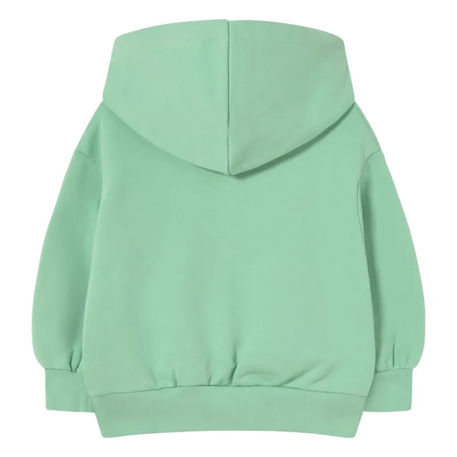 Good Friends organic cotton sweatshirt | Turquoise