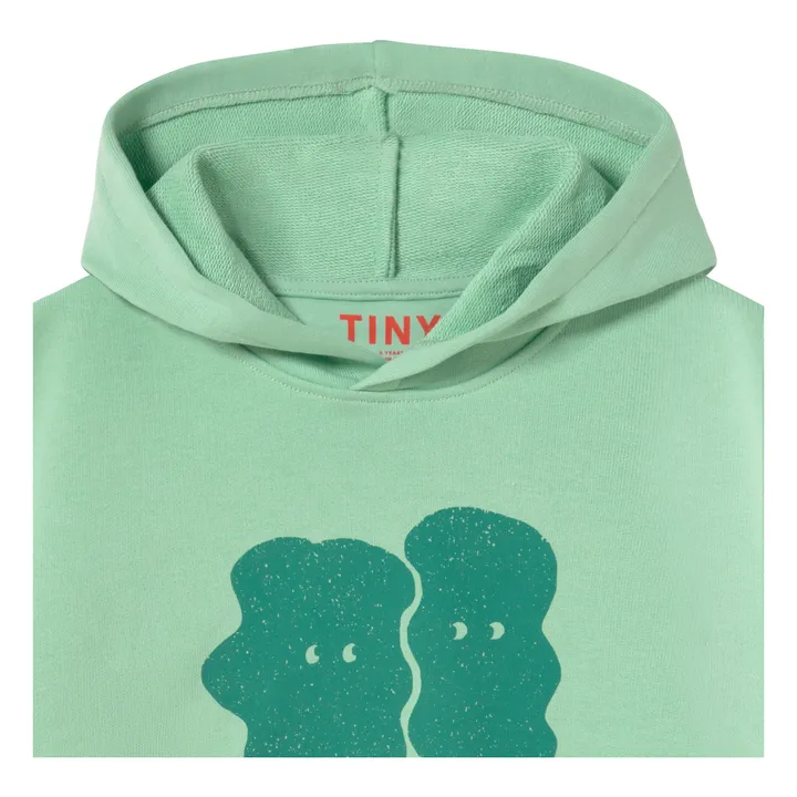 Sudadera de algodón orgánico Good Friends | Turquoise- Imagen del producto n°4