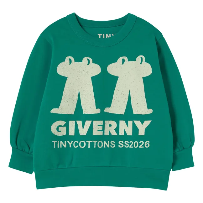 Sweat Grenouilles Coton Bio | Vert