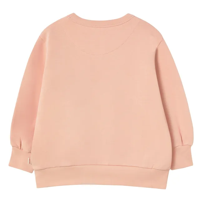 Sweat Fleur Coton Bio | Rose pâle