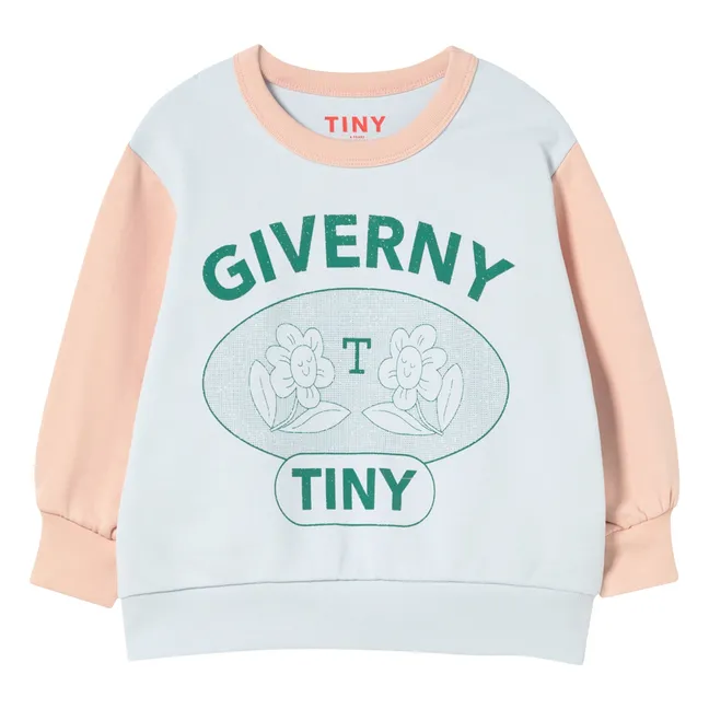 Sudadera Giverny The Place To Be Algodón orgánico | Azul Cielo