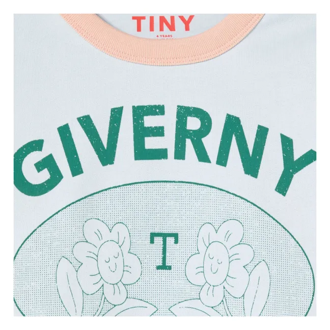 Sweat Giverny The Place To Be Coton Bio | Bleu ciel