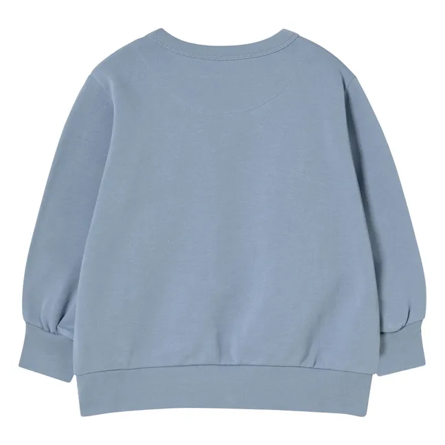 Sweat Tiny Coton Bio | Bleu gris
