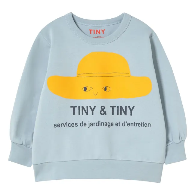 Sweat Tiny & Tiny Coton Bio | Bleu ciel