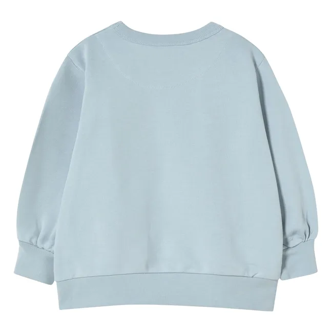 Sweat Tiny & Tiny Coton Bio | Bleu ciel