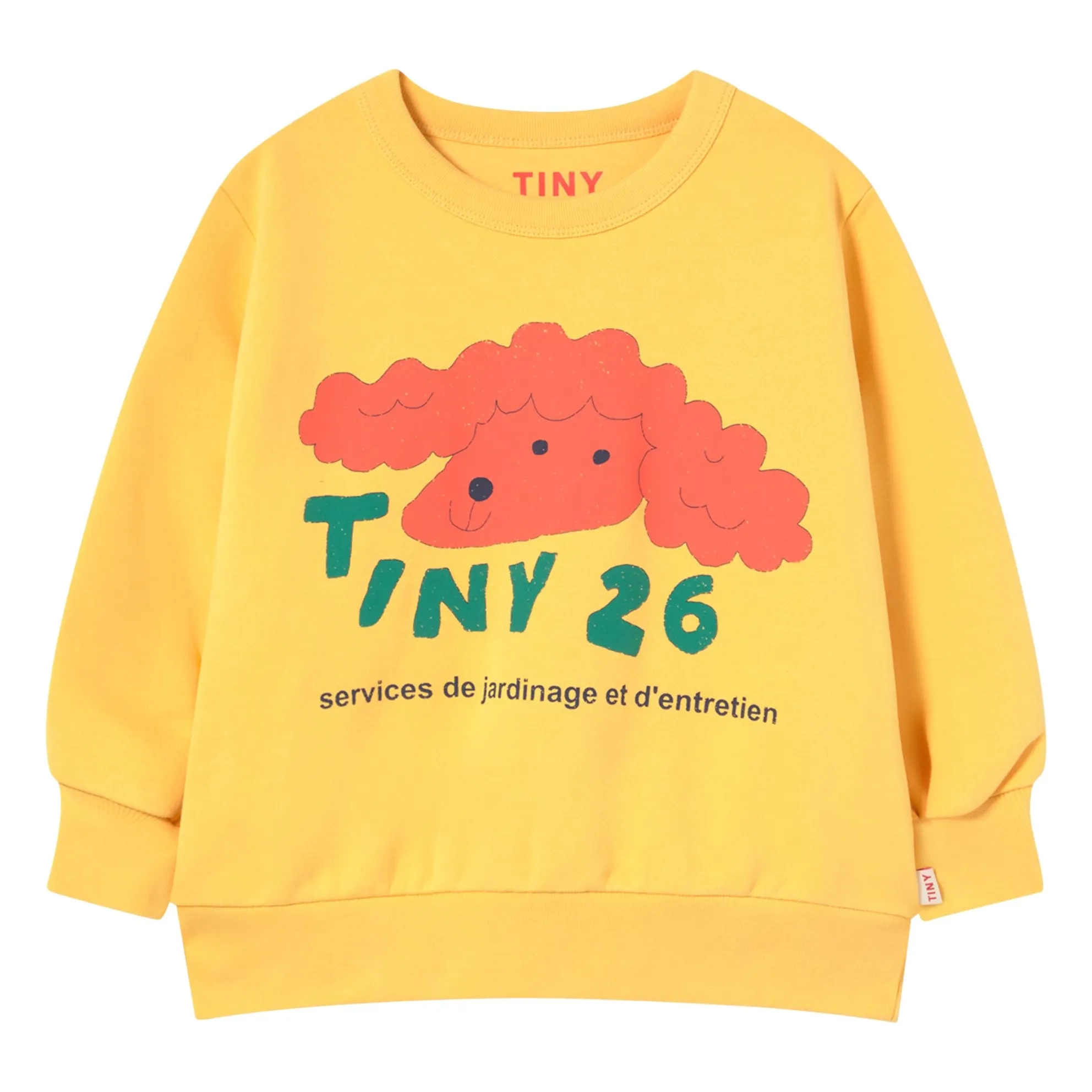 Tinycottons Yellow Sweat Dog Tiny 26 Organic Cotton