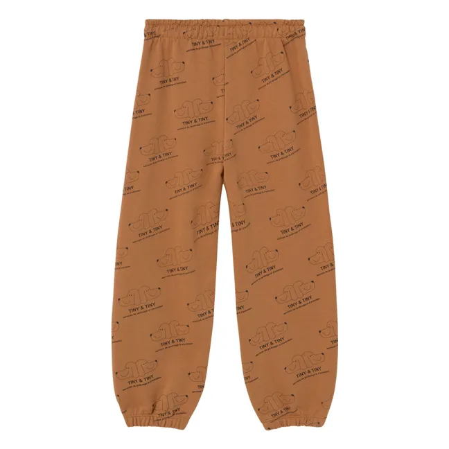 Jogger de algodón ecológico Tiny &amp; Tiny | Marrón