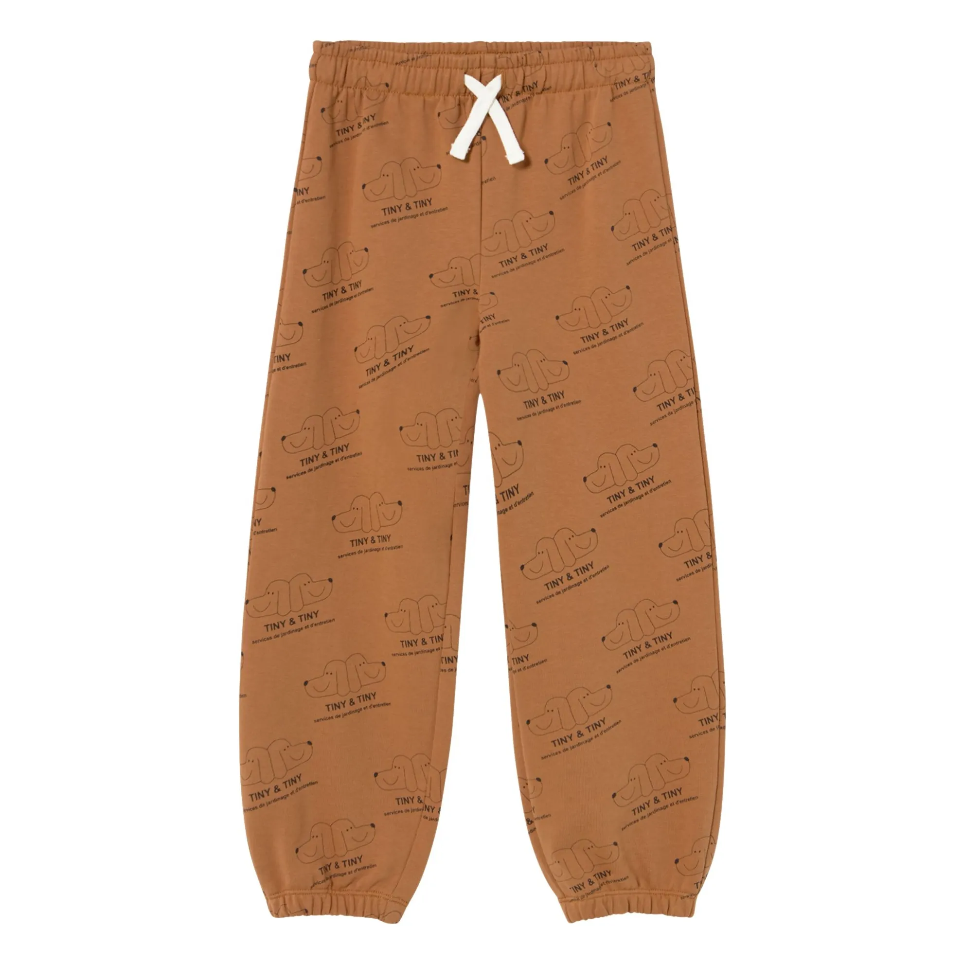 Tinycottons Brown Tiny & Tiny Organic Cotton Joggers