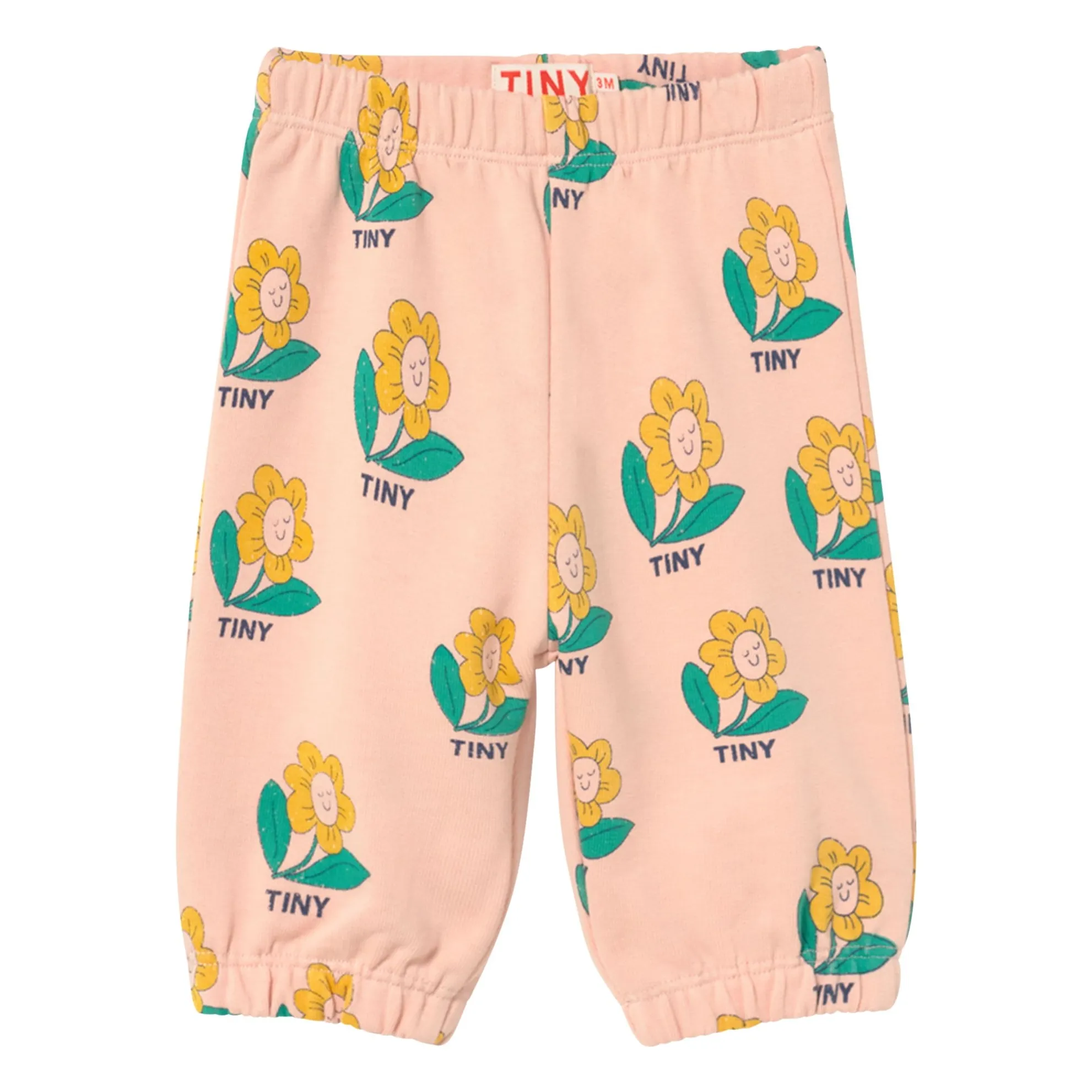 Tinycottons Pink Organic Cotton Flowered Jogger