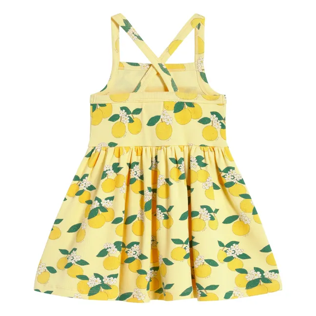 Robe Oranges Coton Bio | Jaune pâle