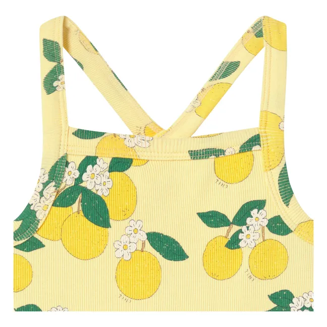 Robe Oranges Coton Bio | Jaune pâle