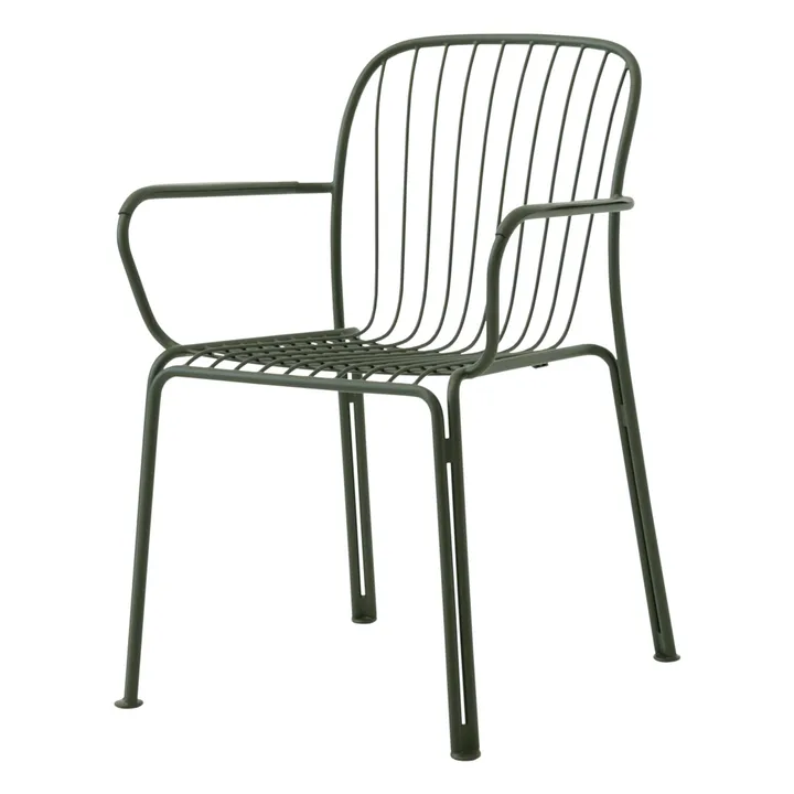 Chaise avec accoudoirs Thorvald SC95, Space Copenhagen | Vert foncé- Image produit n°2