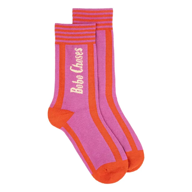 Chaussettes Hautes Bobo Choses Coton Bio | Violet