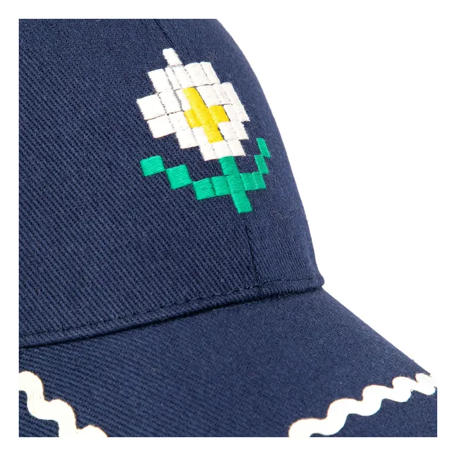 Casquette Marguerite Fibres Recyclées | Bleu marine