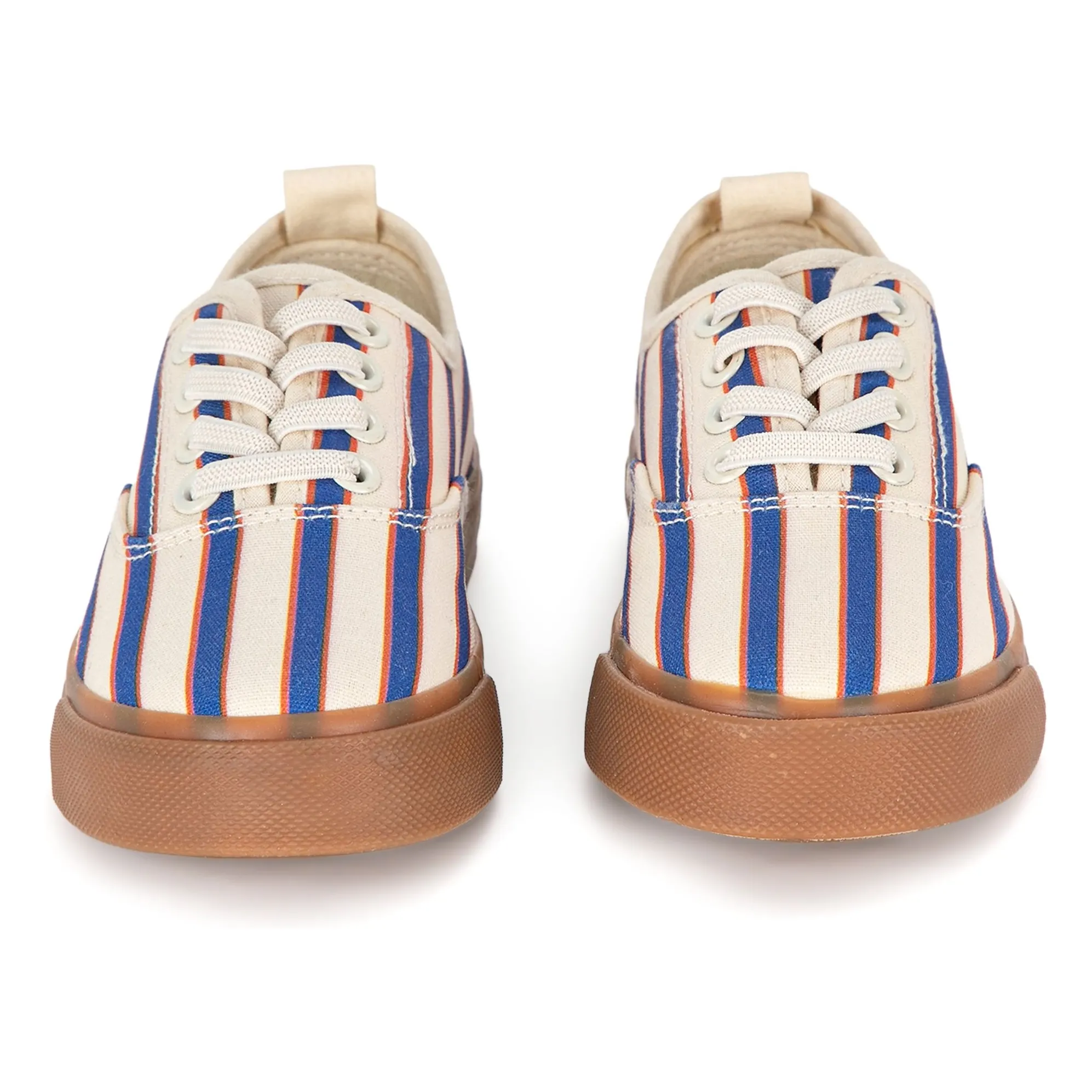 Baskets Lacets Rayées | Bleu- Image produit n°3