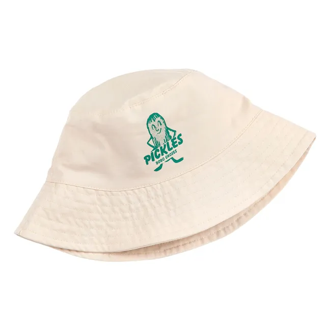 Pickles Reversible Bob Fibra Reciclada | Blanco