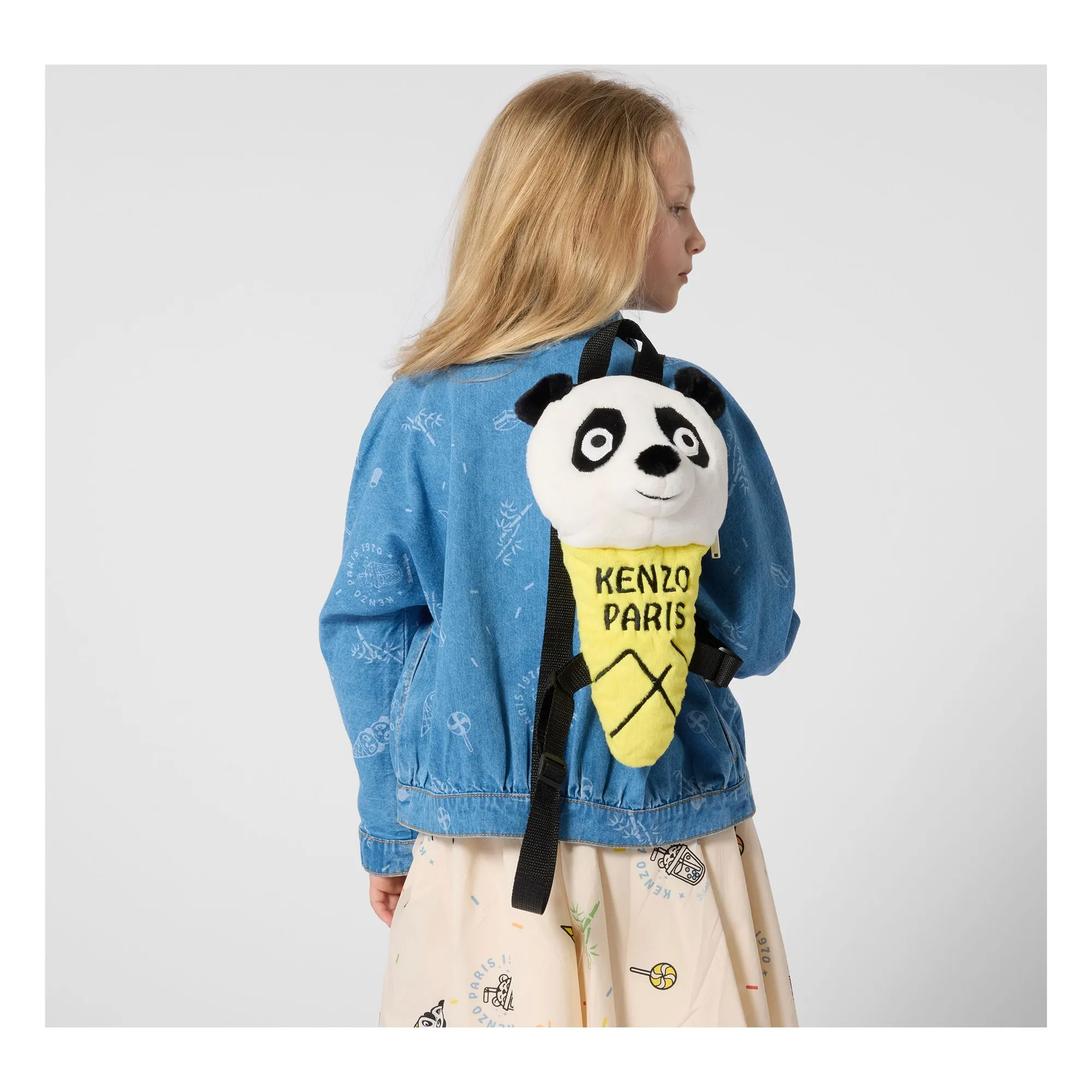 Jupe Happy Sweet Panda | Ecru- Image produit n°2