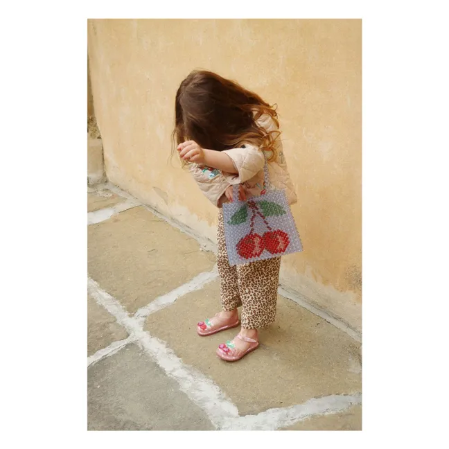 Pantalones de algodón orgánico Coco Leopard | Marrón