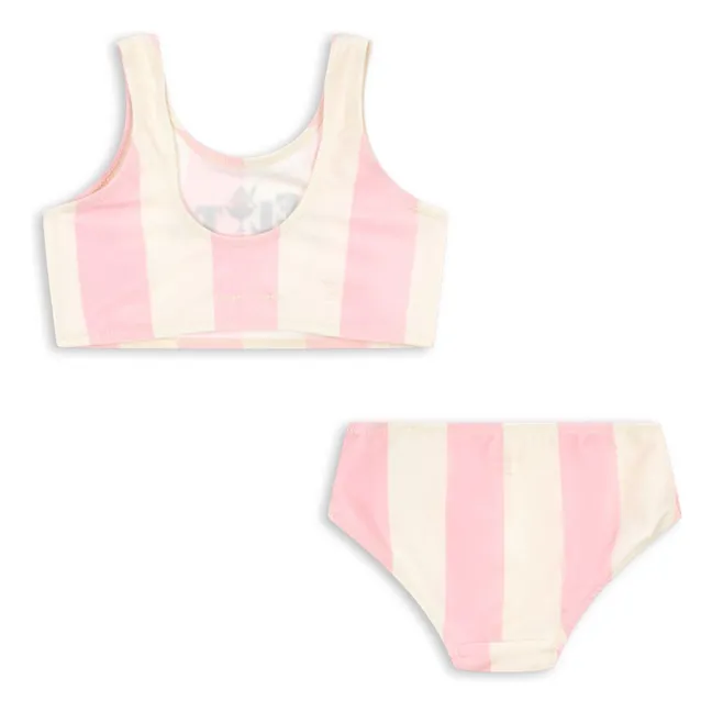 Pomia Swimsuit Striped Recycled Fibers | Pink